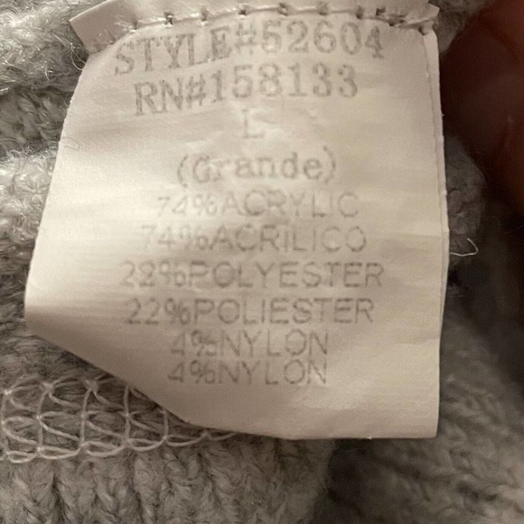 Staccato Size Large Pullover Sweater Gray Chewed Hems Soft Lightweight G… - Picture 8 of 8